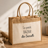 Sac en jute personnalisé