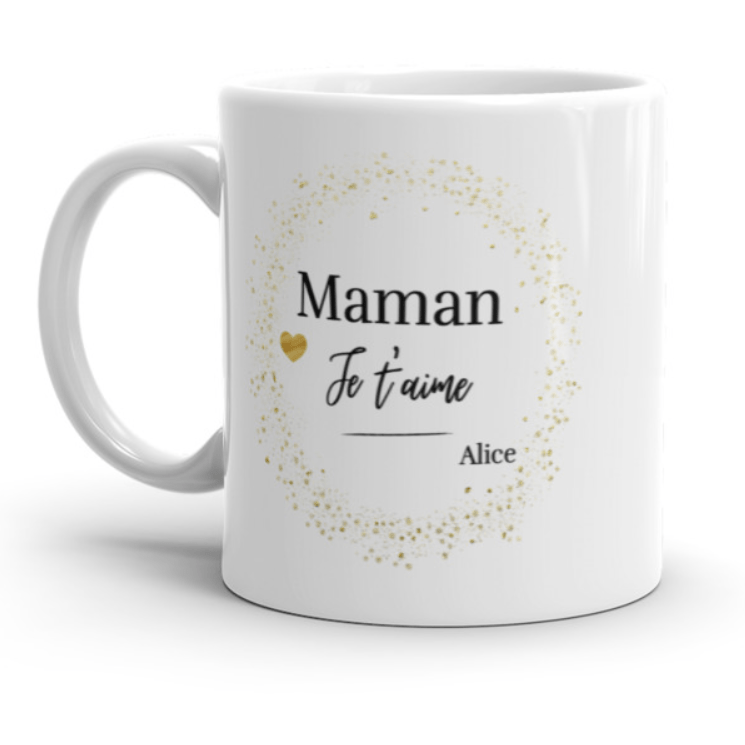 Mug personnalisé avec un prénom Maman est parfaite - Joli Mug