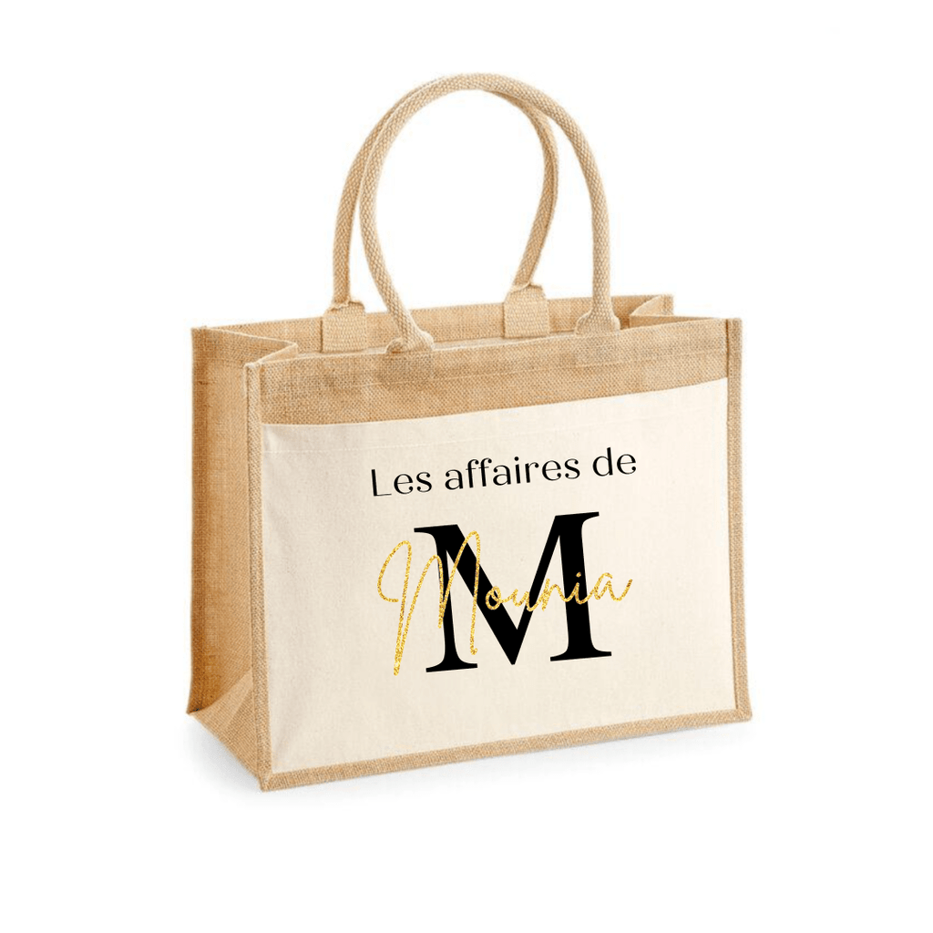 Sac en jute personnalis Meringue and co